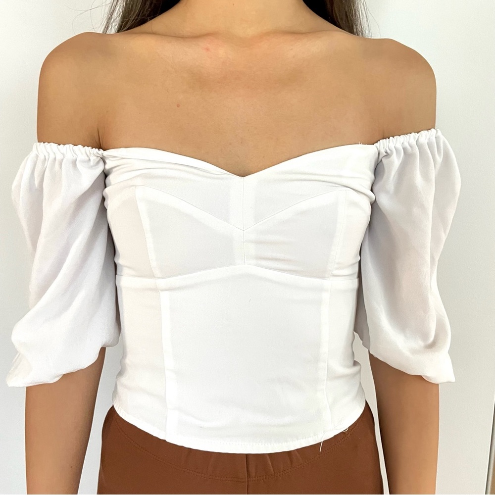 Abercrombie Puff Sleeve Top